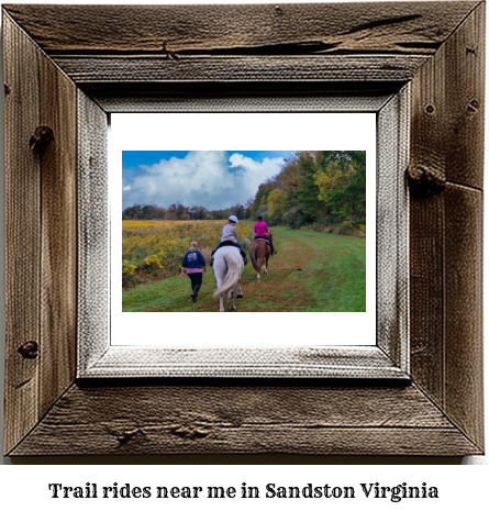 trail rides near me in Sandston, Virginia